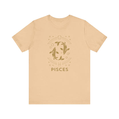 Pisces Zodiac Unisex Graphic Tee shirt