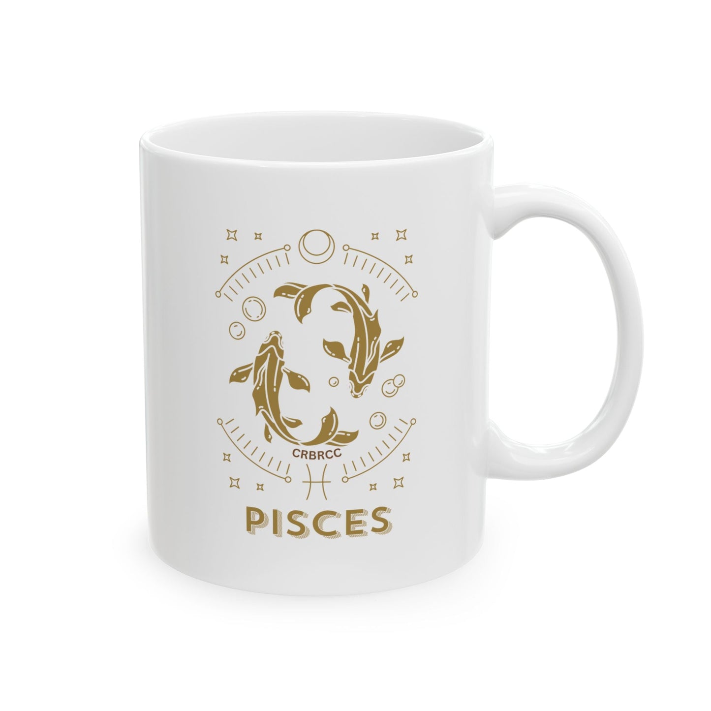 Pisces zodiac coffee cup