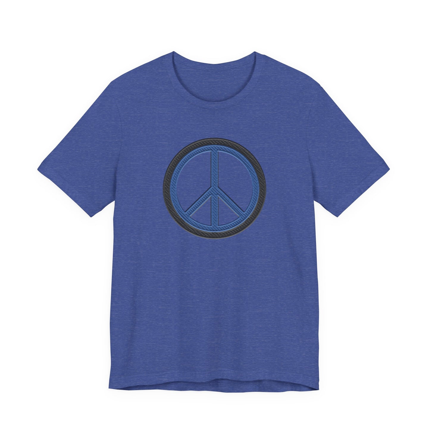 Peace Symbol T-Shirt — Blue Peace Sign Graphic Tee