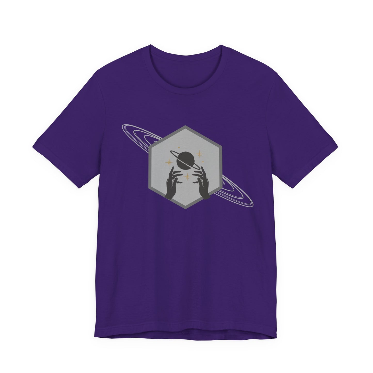 Saturn hexagram unisex tee shirt
