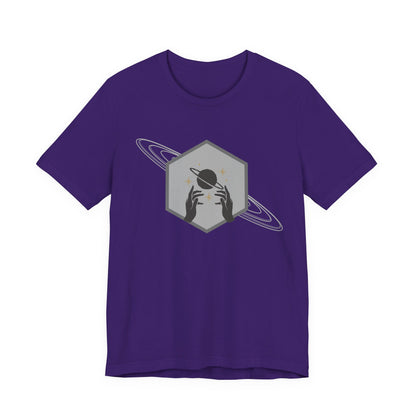 Saturn hexagram unisex tee shirt