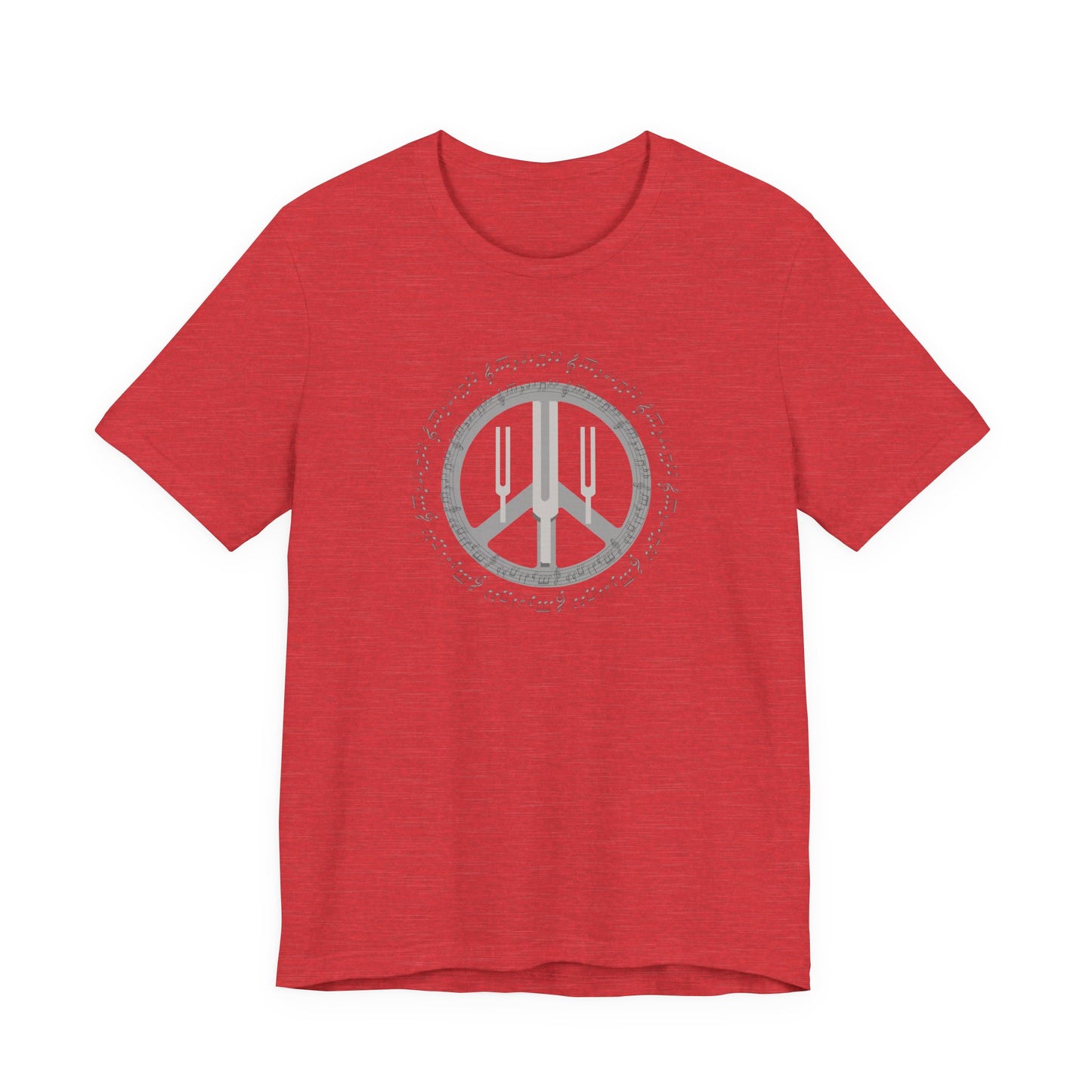 Peace Symbol T‑Shirt — Vintage Gray Peace Sign Graphic Tee