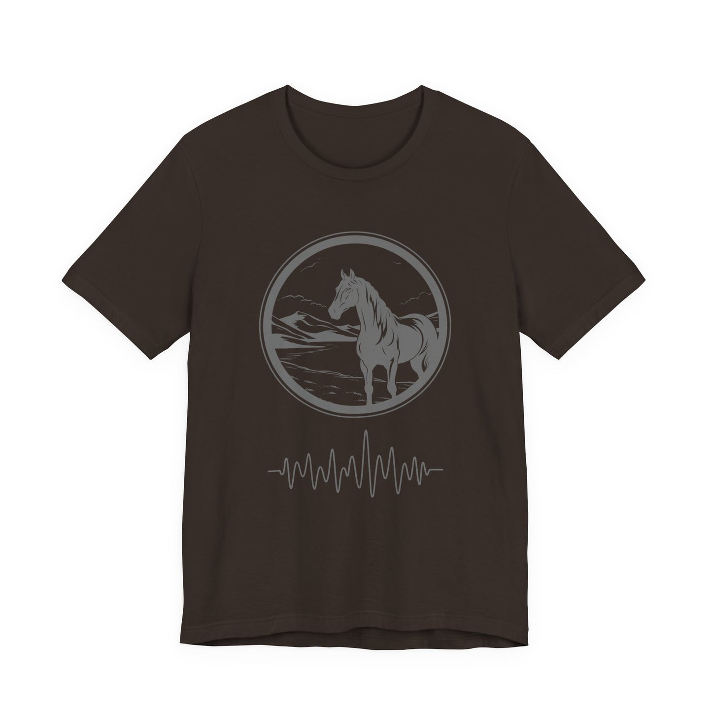 Pony frequency unisex tee shirt