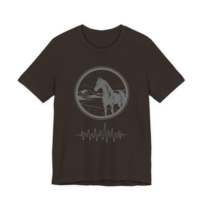 Pony frequency unisex tee shirt