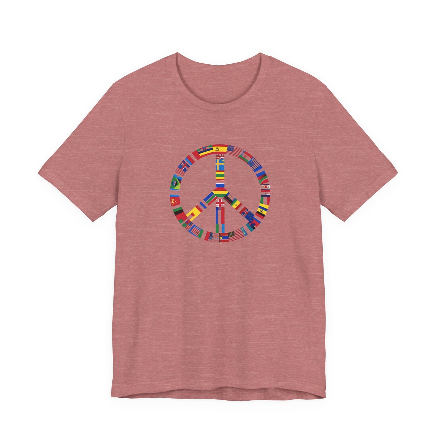Peace Flags Unisex Short Sleeve Tee