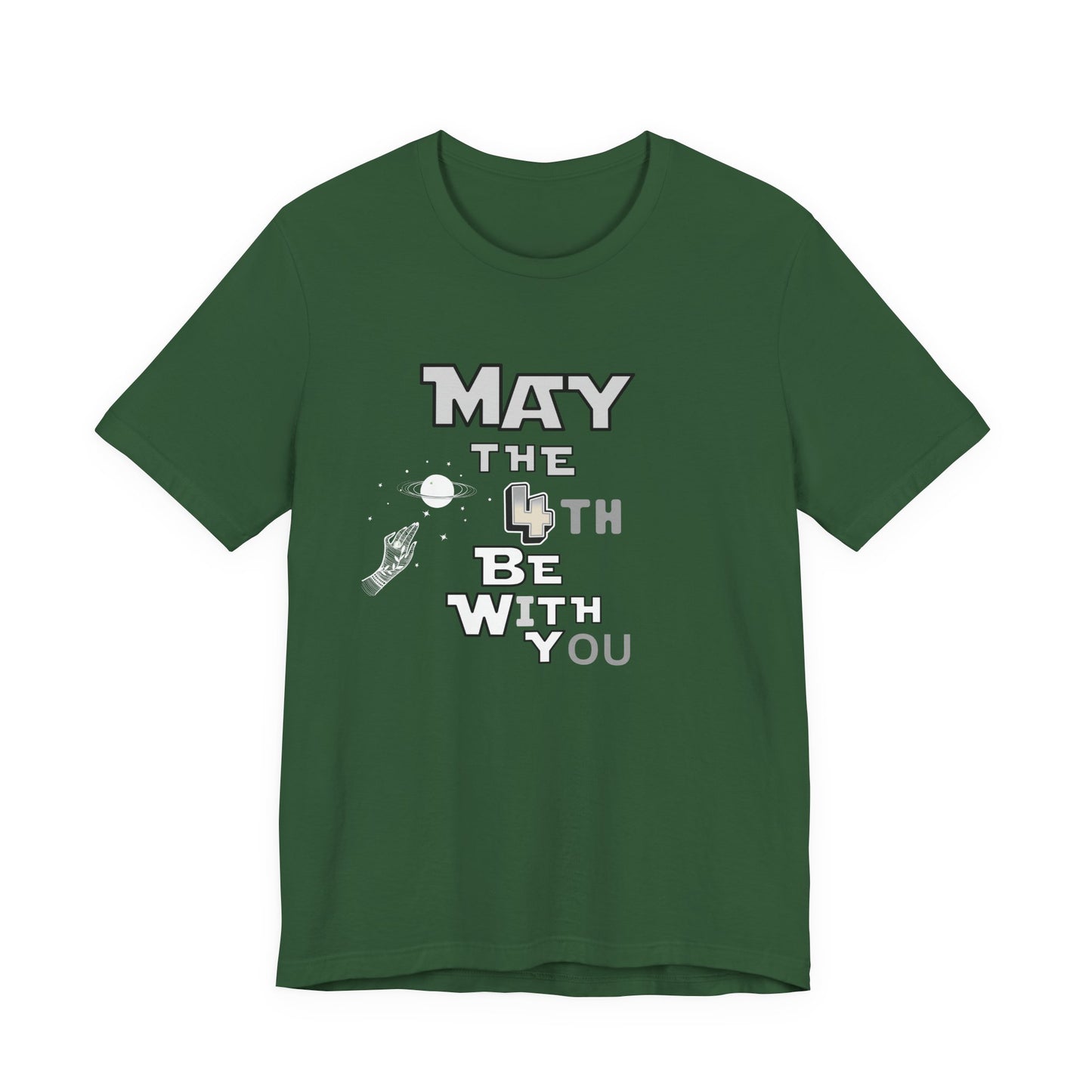 Star Wars May the 4th Be with You Tee, Unisex Graphic T-Shirt, Geeky Gift, Casual Wear, Star Wars Day Apparel, Movie Fan Shirt
