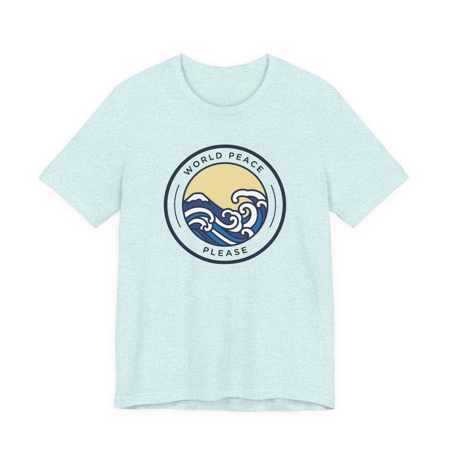 World Peace Please Tee — Vintage Wave Graphic T-Shirt