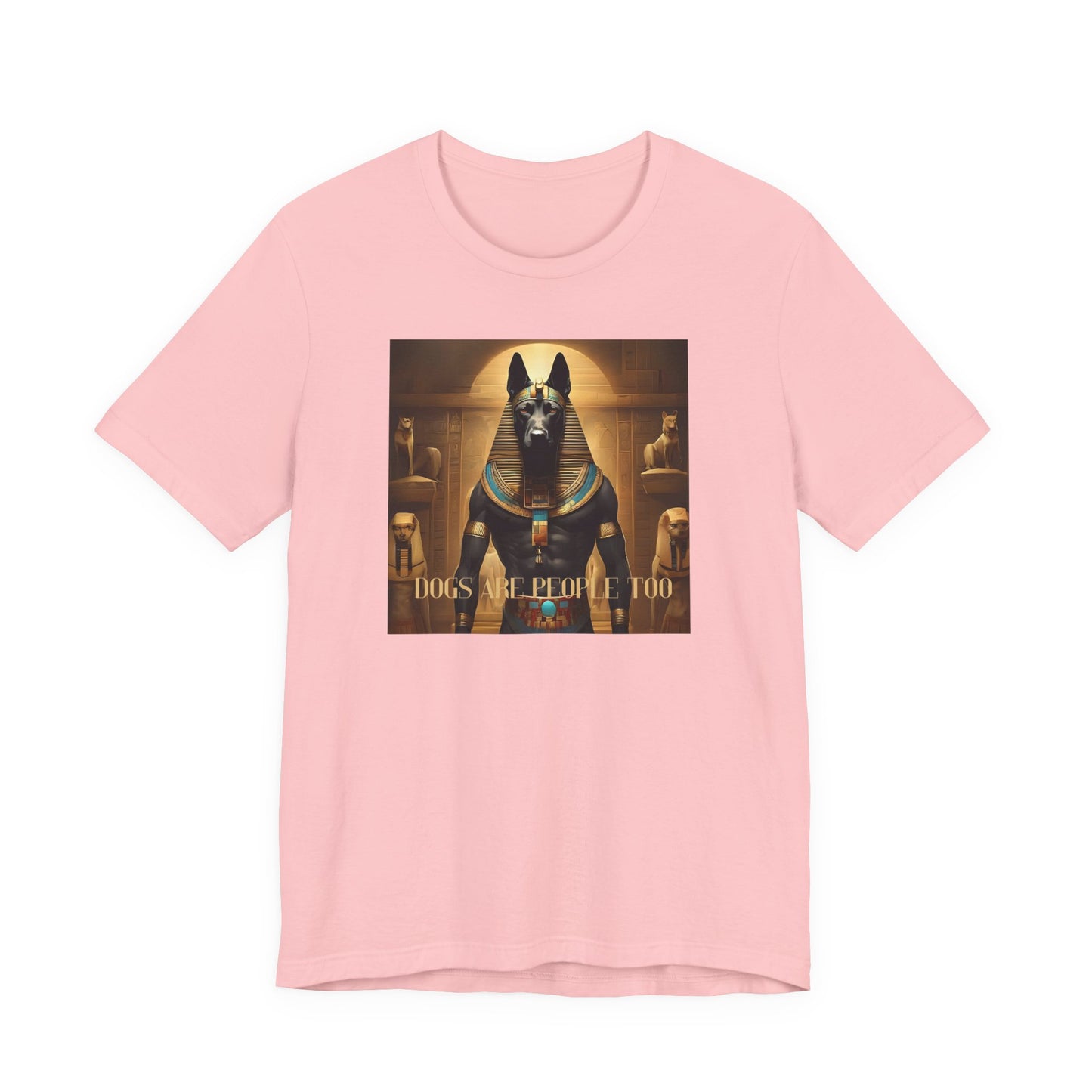 Anubis Graphic Tee — Egyptian God 'Dogs Are Pleasing Too' Vintage Art T-Shirt