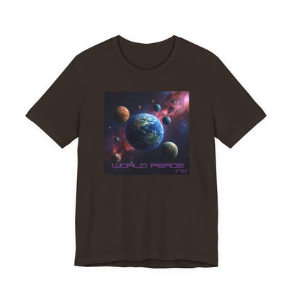 Galactic Peace Unisex Tee - Cosmic Universe Graphic T-Shirt