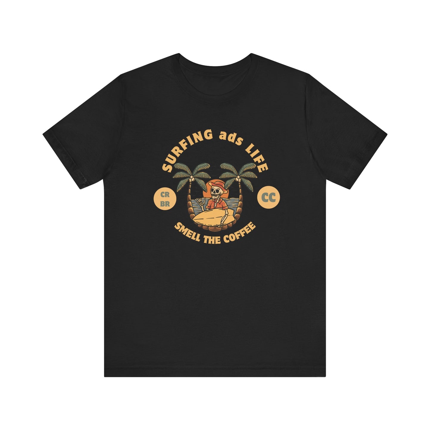 Surfing Life Short Sleeve Tee - Perfect Beachwear, Casual Outing Top, Summer Vibe Shirt, Gift for Surf Lovers, Comfy Everyday Wear