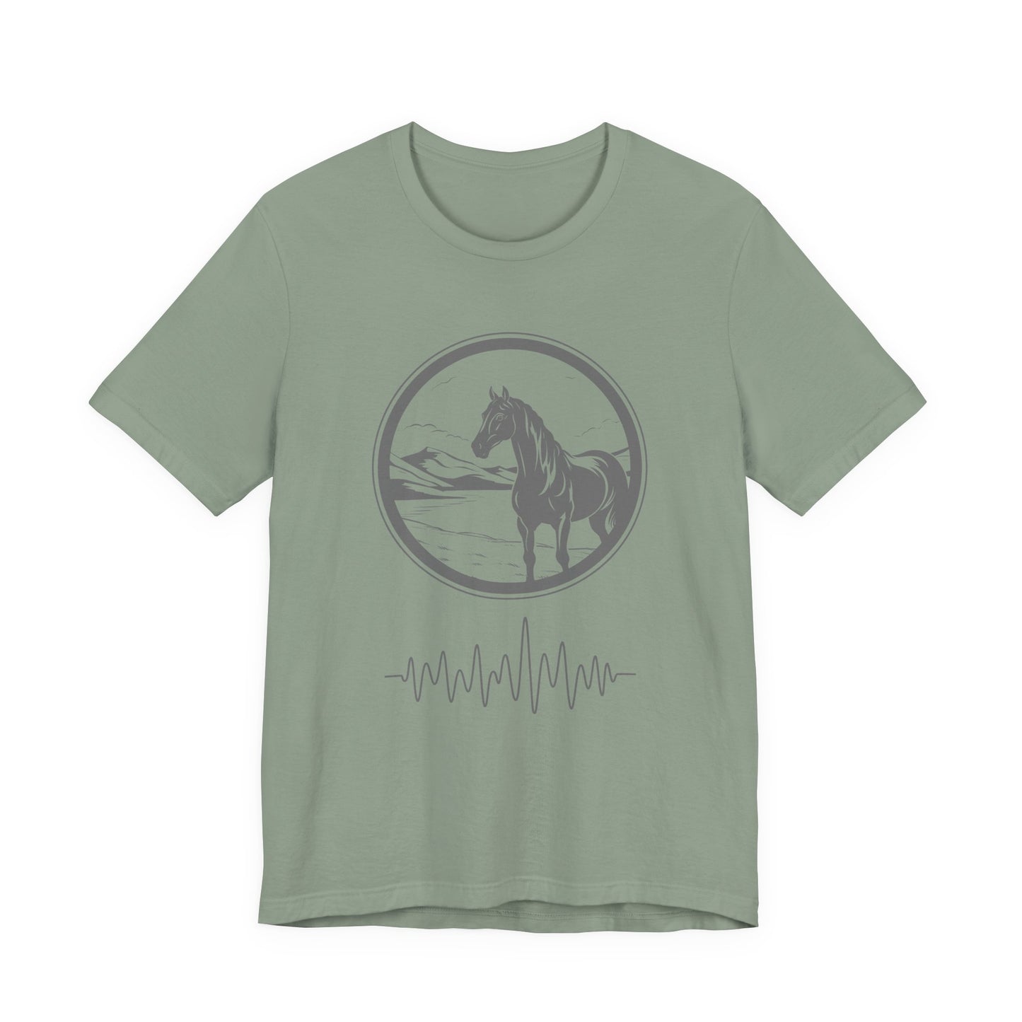 Pony frequency unisex tee shirt