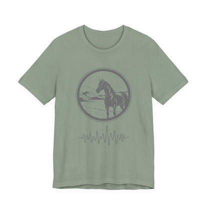 Pony frequency unisex tee shirt