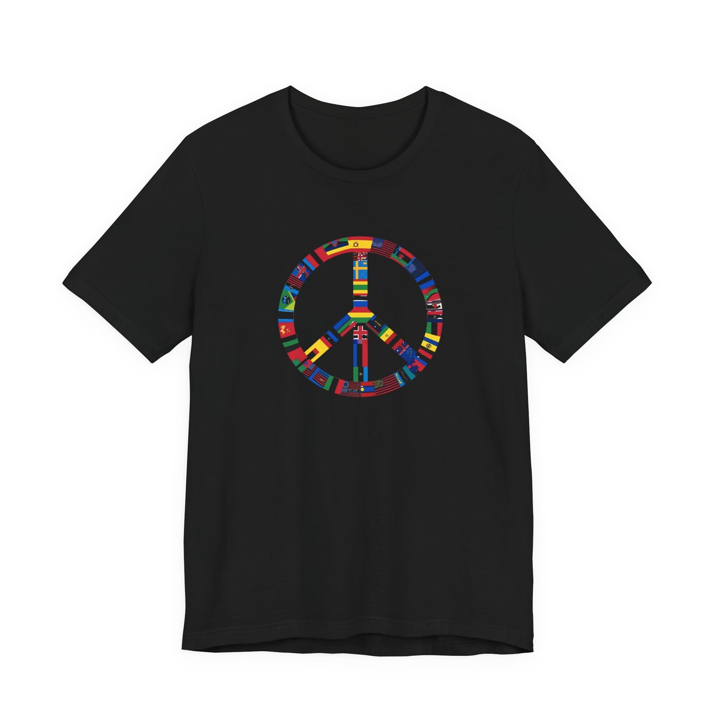 Peace Flags Unisex Short Sleeve Tee