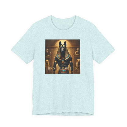 Anubis Graphic Tee — Egyptian God 'Dogs Are Pleasing Too' Vintage Art T-Shirt