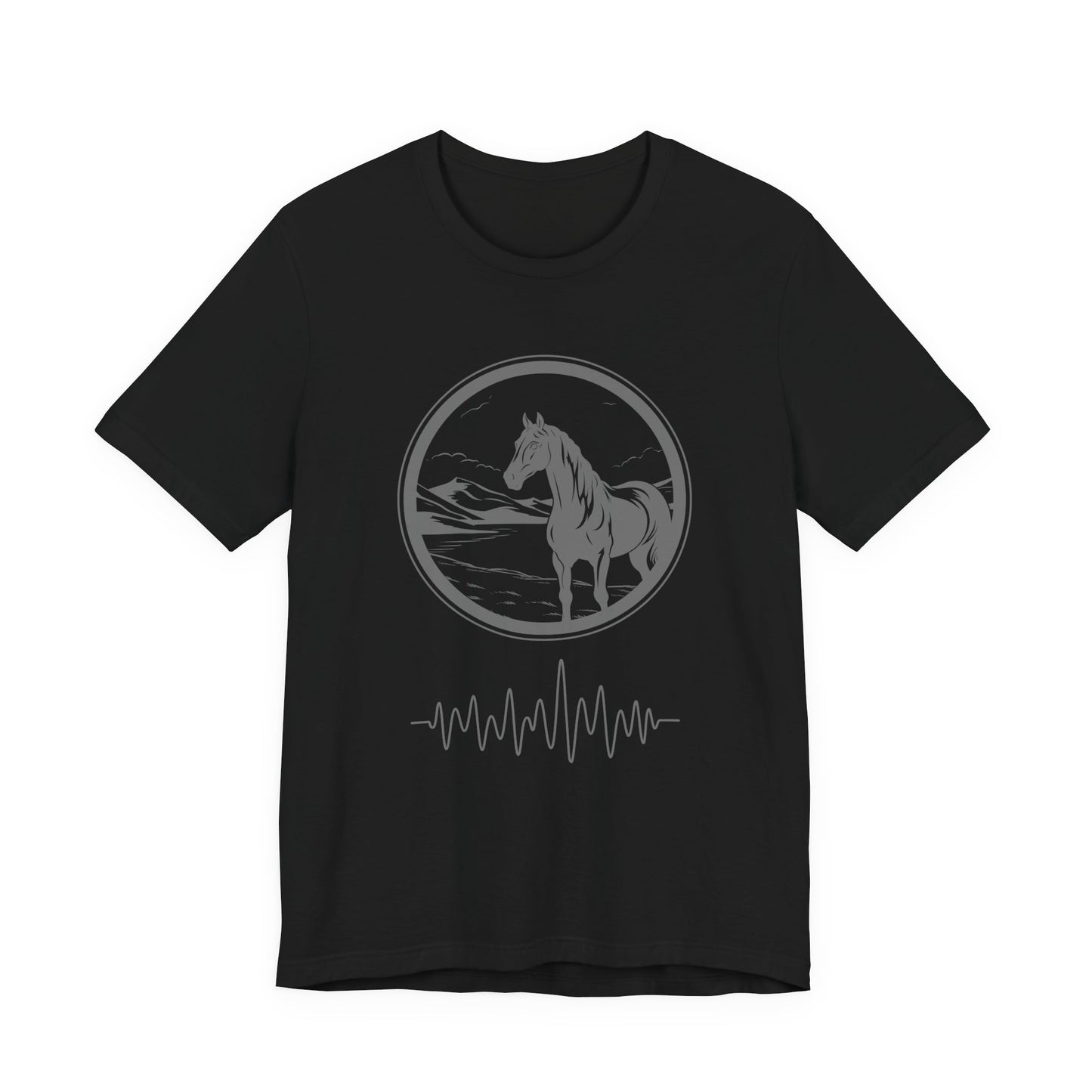 Pony frequency unisex tee shirt