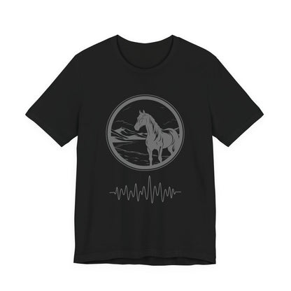 Pony frequency unisex tee shirt