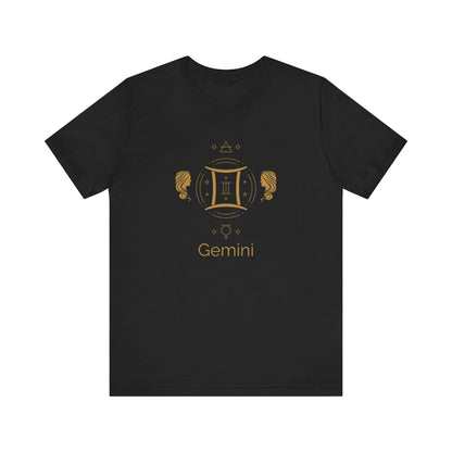 Gemini Zodiac Short Sleeve Tee shirt