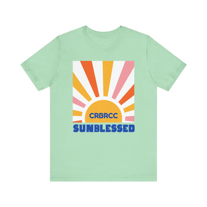 Retro Sun Blessed Tee - Unisex Jersey Short Sleeve T-Shirt, Summer Vibes, Beach Days, Gift for Sun Lovers, Casual Wear, Outdoor Fun