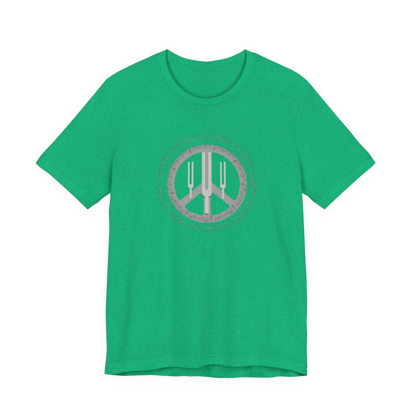 Peace Symbol T‑Shirt — Vintage Gray Peace Sign Graphic Tee