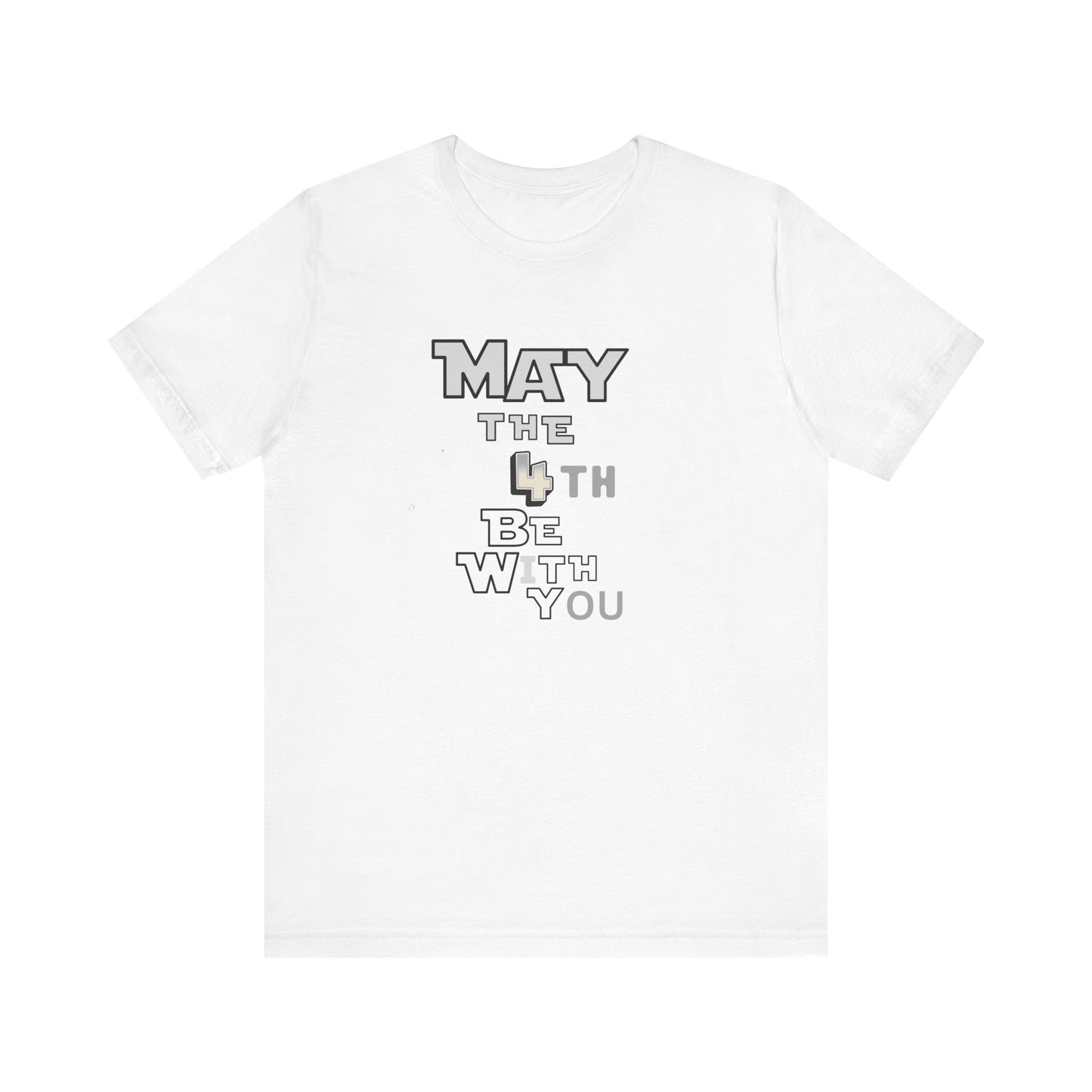 Star Wars May the 4th Be with You Tee, Unisex Graphic T-Shirt, Geeky Gift, Casual Wear, Star Wars Day Apparel, Movie Fan Shirt