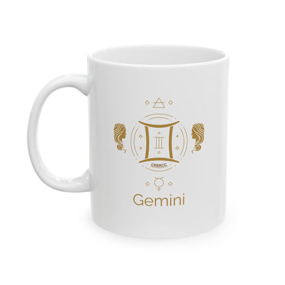 Gemini zodiac coffee mug