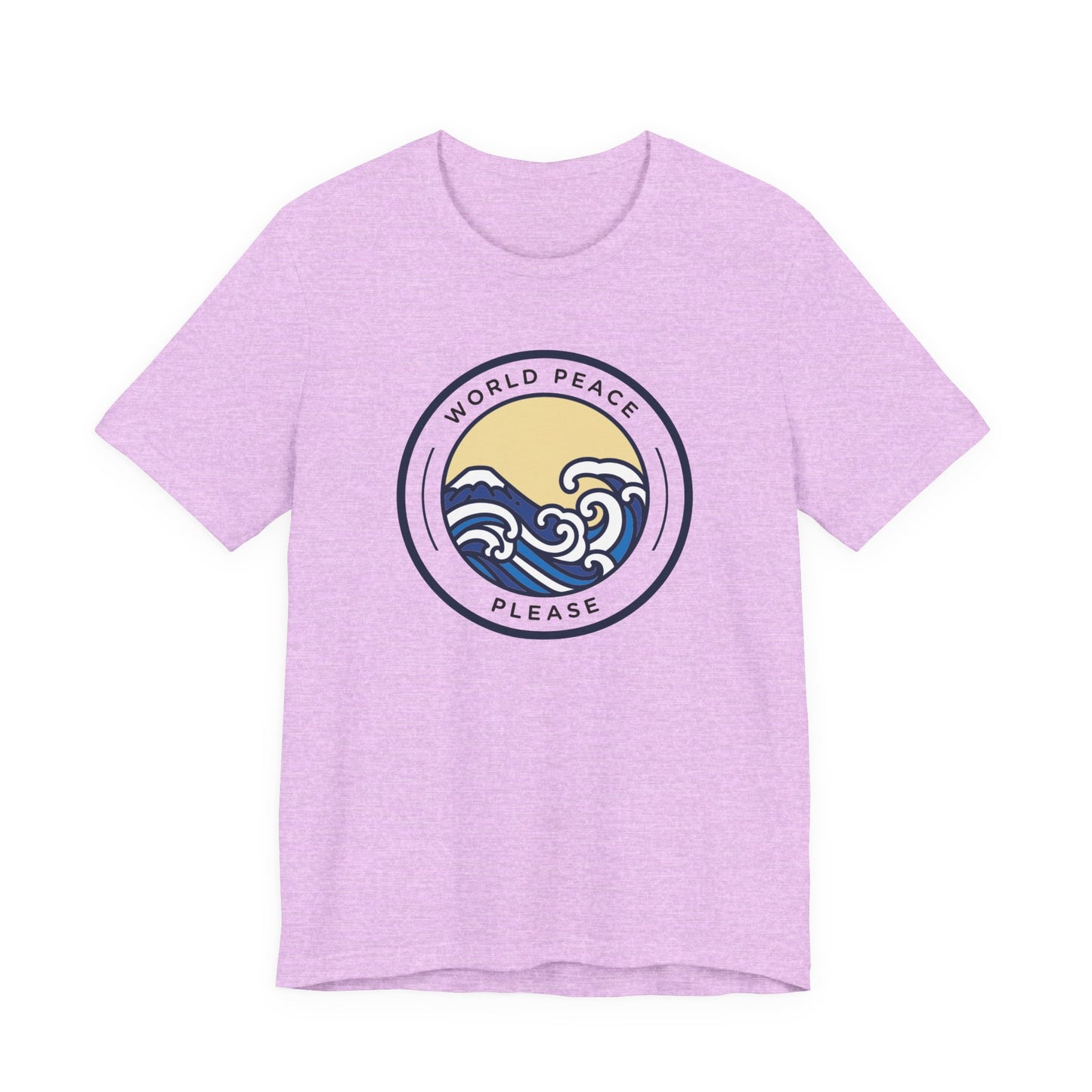 World Peace Please Tee — Vintage Wave Graphic T-Shirt
