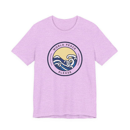 World Peace Please Tee — Vintage Wave Graphic T-Shirt