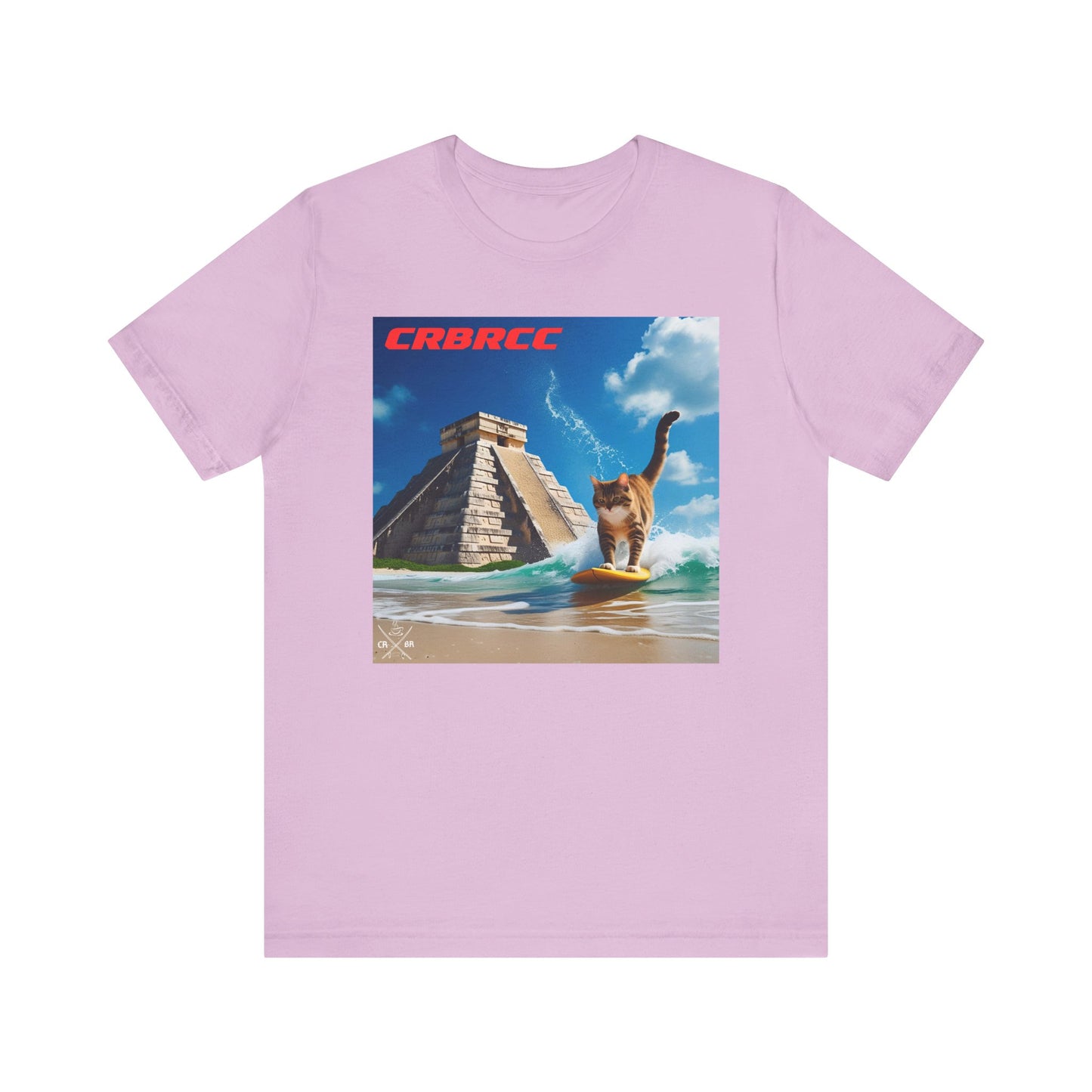 Surfer Cat Tee, Funny Cat Shirt, Summer Vibes T-Shirt, Beach Lover Gift, Cute Pet Apparel