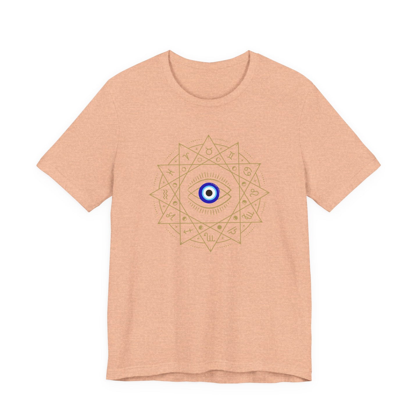 Evil Eye Mandala T-Shirt — Protective Blue Nazar Tee