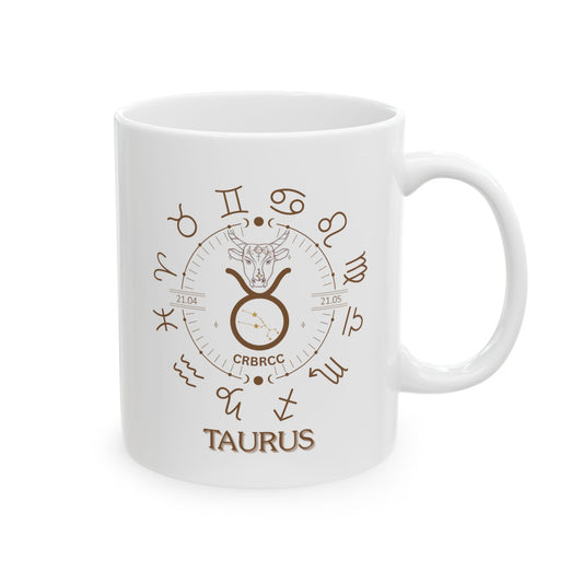 Taurus zodiac coffee mug