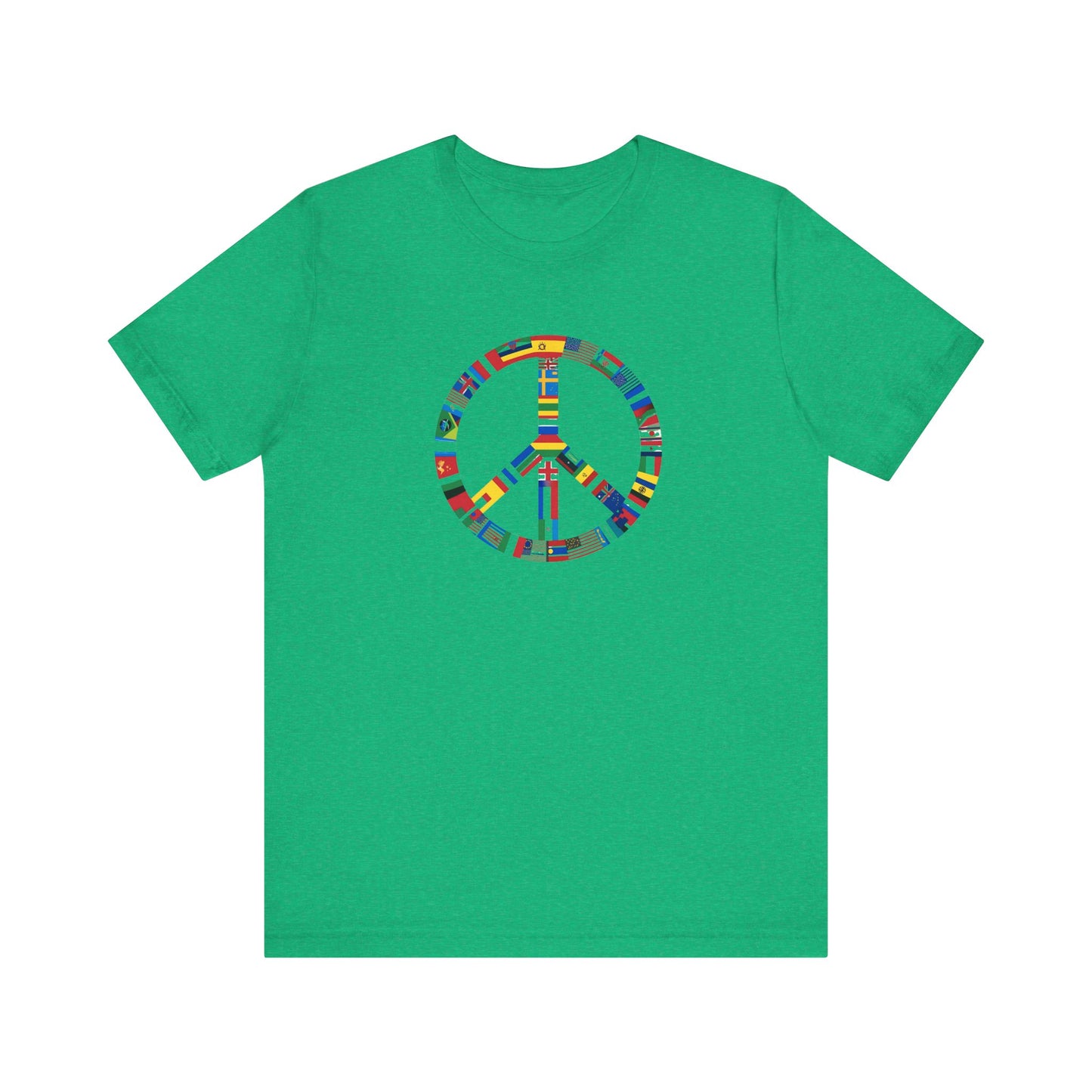 Peace Flags Unisex Short Sleeve Tee