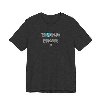 World Peace Unisex Jersey Tee - Casual Comfort for Every Occasion