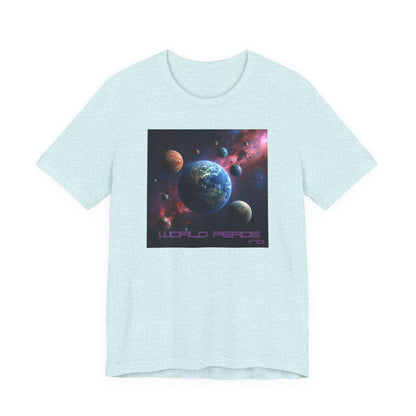 Galactic Peace Unisex Tee - Cosmic Universe Graphic T-Shirt