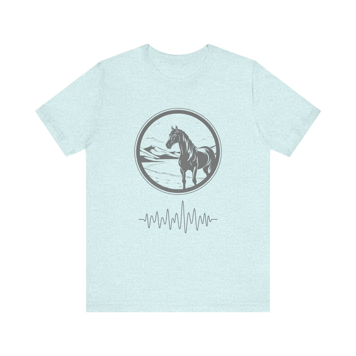 Pony frequency unisex tee shirt