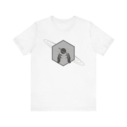 Saturn hexagram unisex tee shirt