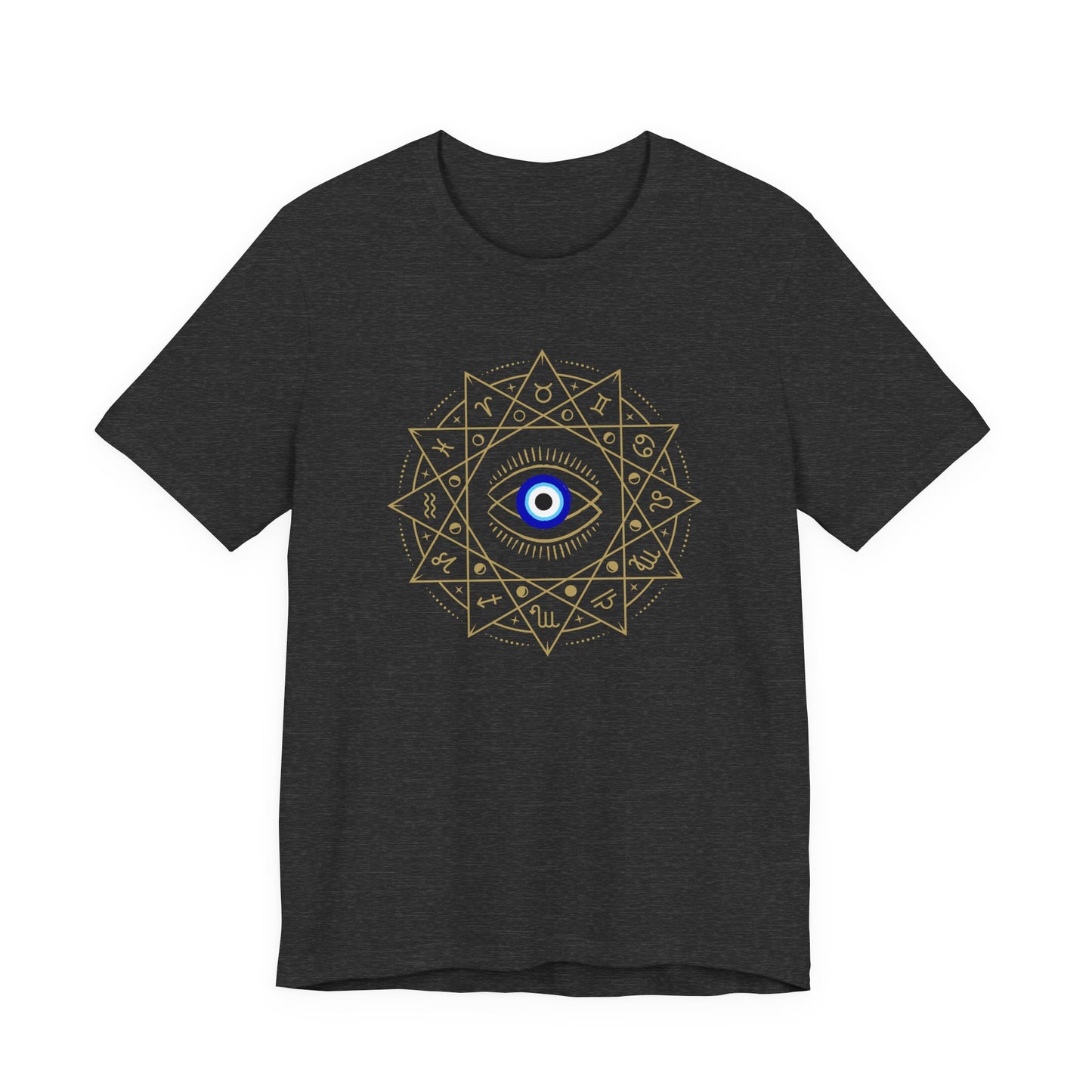 Evil Eye Mandala T-Shirt — Protective Blue Nazar Tee