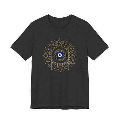 Evil Eye Mandala T-Shirt — Protective Blue Nazar Tee