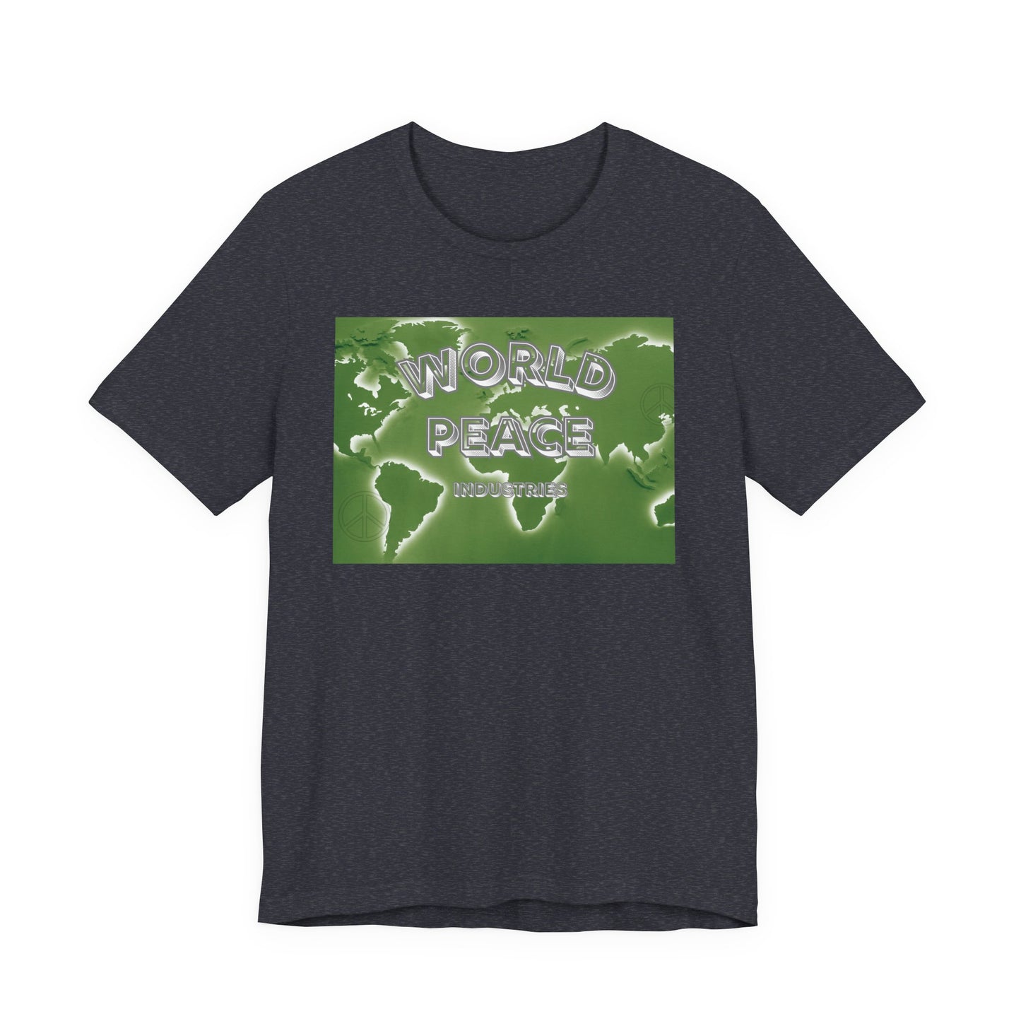 World Peace Unisex Jersey Tee - Eco-Friendly Graphic T-Shirt