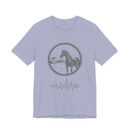 Pony frequency unisex tee shirt
