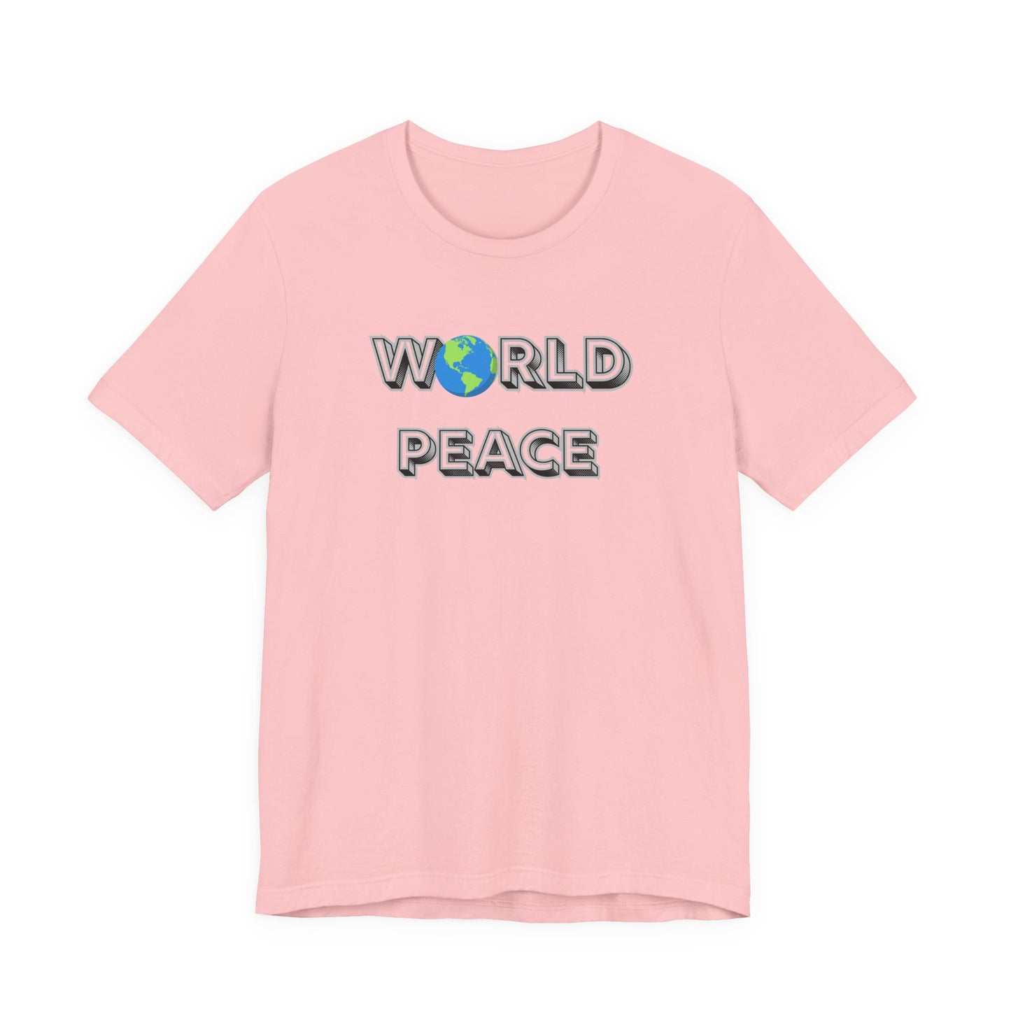 World Peace T-Shirt – Earth Graphic Text Tee