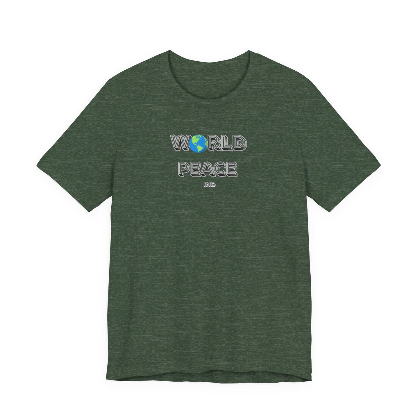 World Peace Unisex Jersey Tee - Casual Comfort for Every Occasion