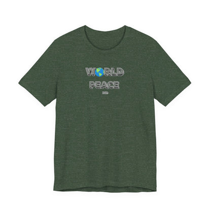 World Peace Unisex Jersey Tee - Casual Comfort for Every Occasion