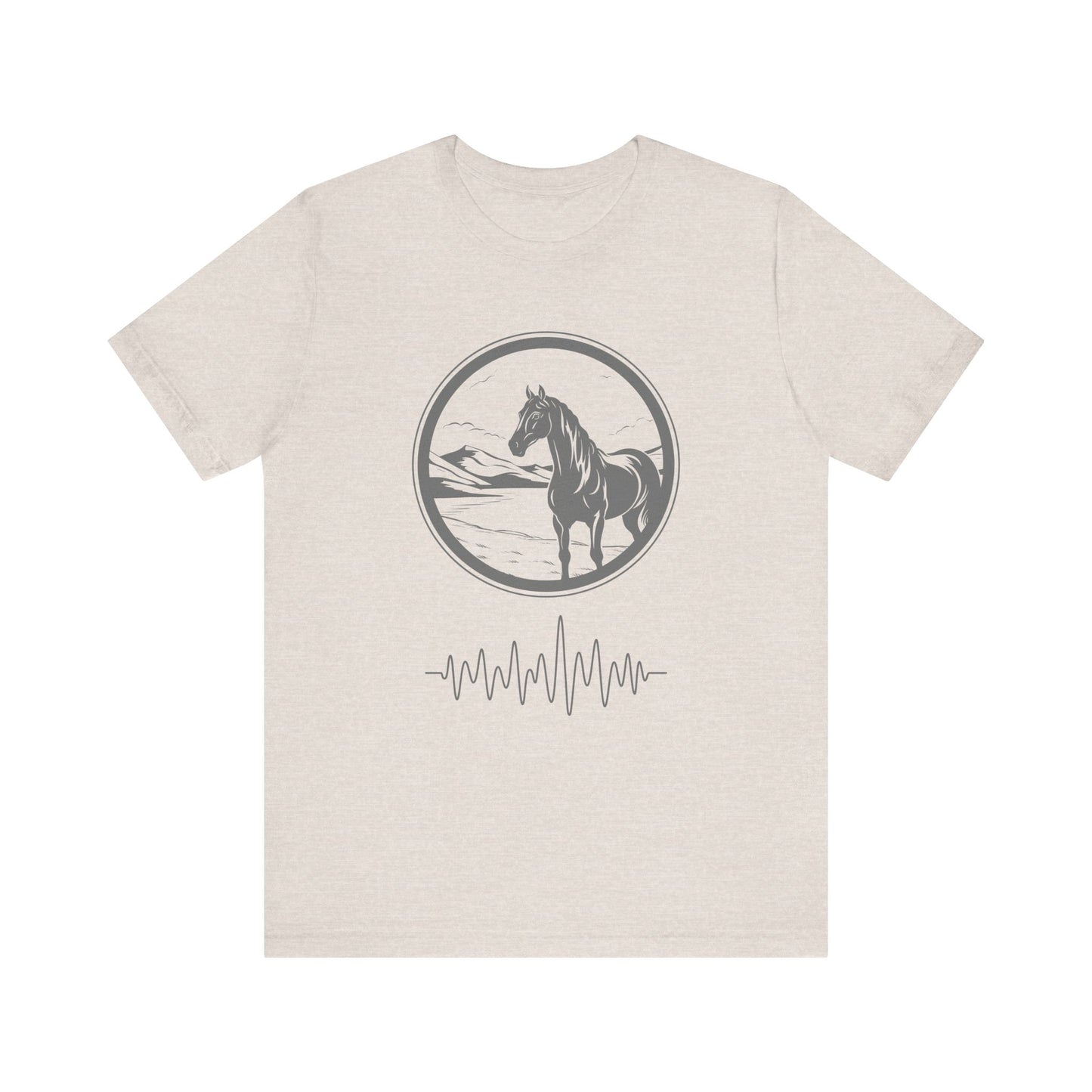 Pony frequency unisex tee shirt