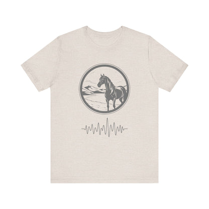 Pony frequency unisex tee shirt