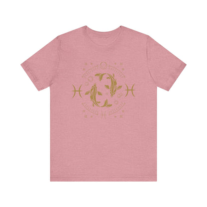 Pisces Zodiac Symbol Unisex Tee