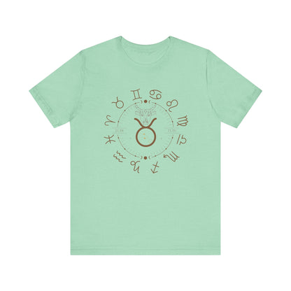 TAURUS Zodiac Clock Tee - Unisex t shirt