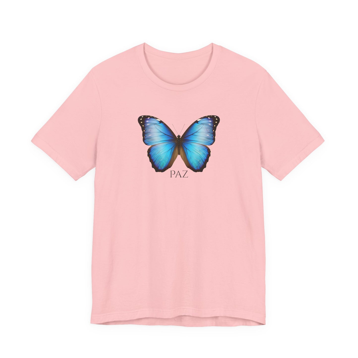 Blue Butterfly Tee — 'TAZ' Graphic Short Sleeve T-Shirt