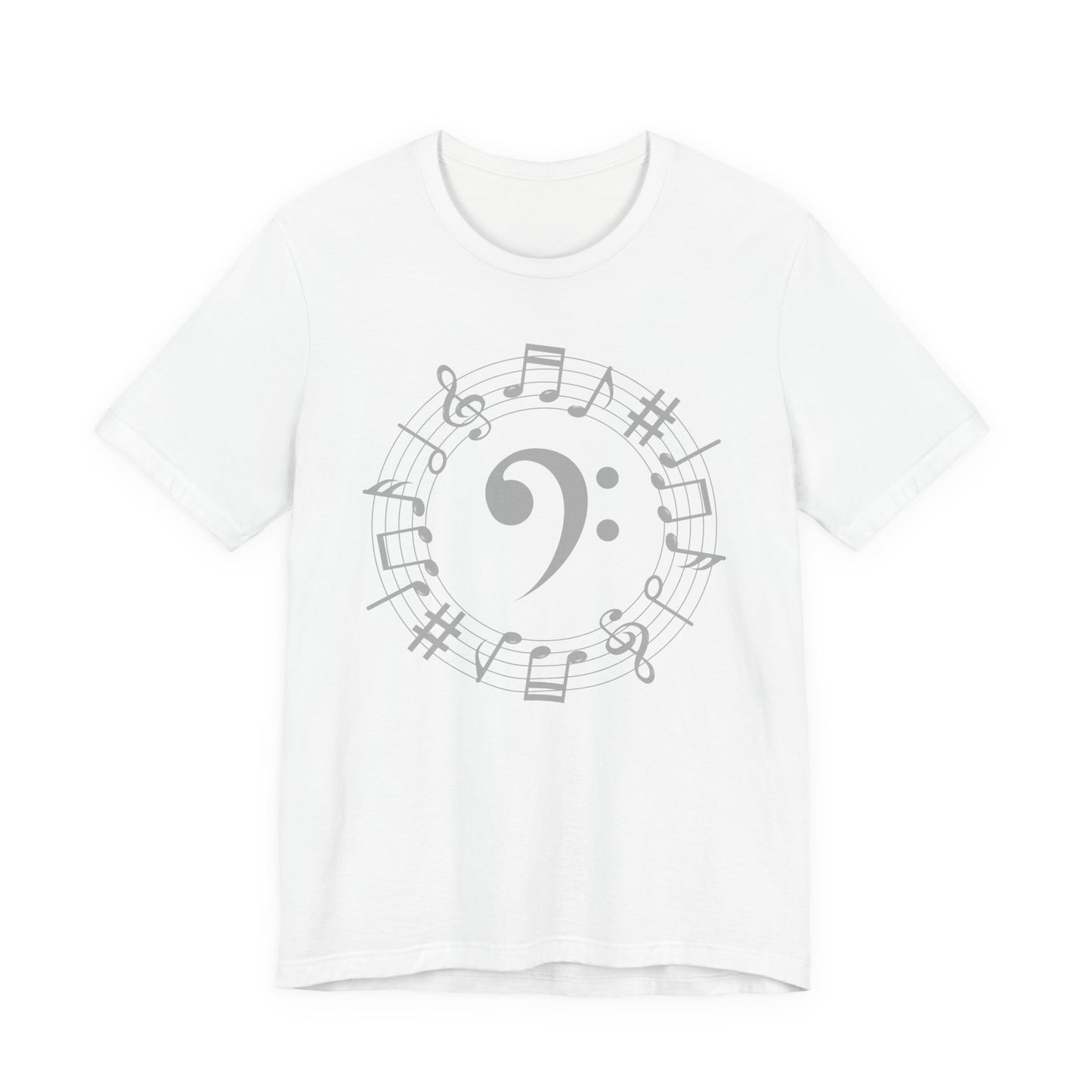 Music Note Unisex Jersey Tee, Musical Gift, Music Lover Shirt, Perfect for Concerts, Music Festivals, Unique Music Tee, Birthday Gift