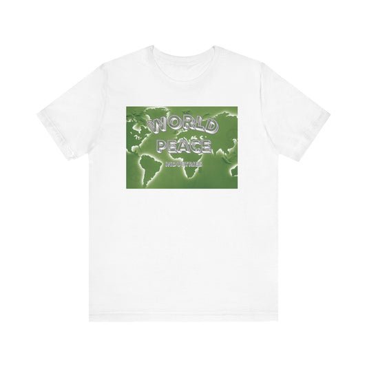 World Peace Unisex Jersey Tee - Eco-Friendly Graphic T-Shirt