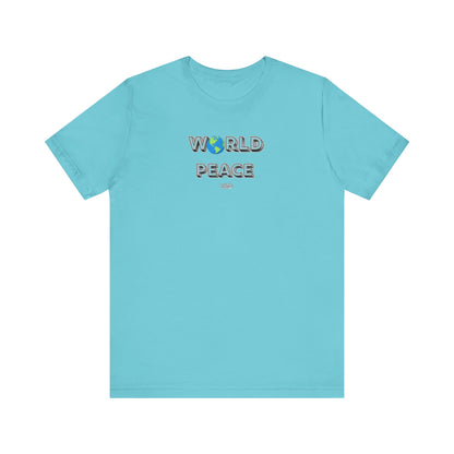 World Peace Unisex Jersey Tee - Casual Comfort for Every Occasion